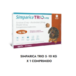 Simparica Trio 5-10 Kg 1 Unidad