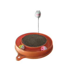 Juguete rascador para Gato con Pelota, Ratón y Catnip
