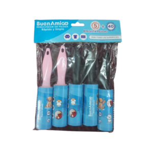 Rodillo para limpieza de pelos en superficie x 5 Unidades